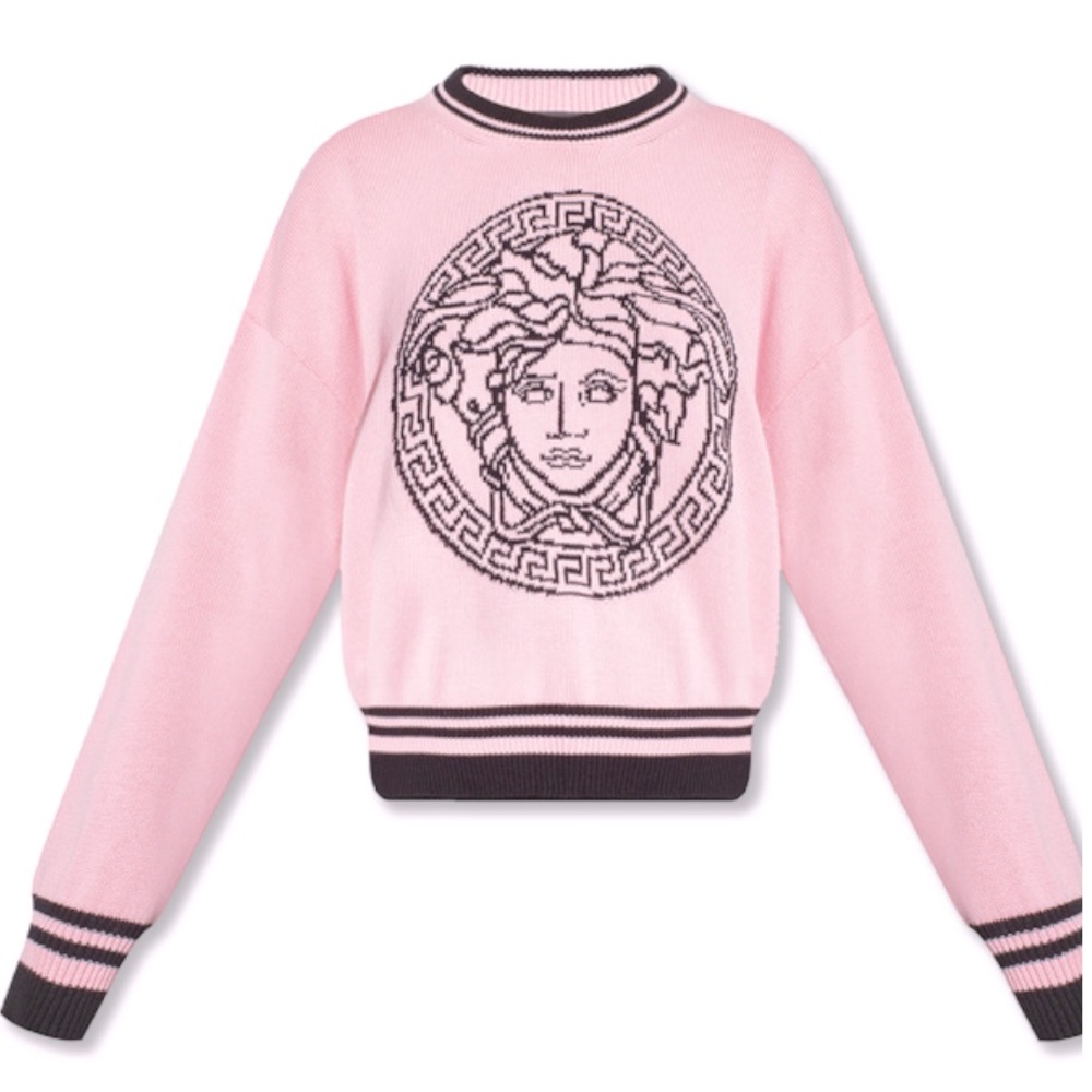 Pink Versace Knit sweater size 46